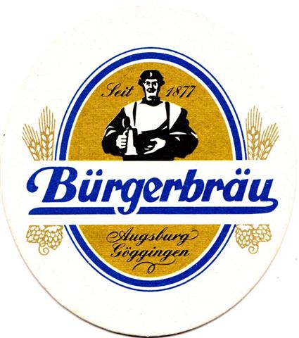augsburg a-by brger oval 1ab (220-brgerbru-blaugold) 